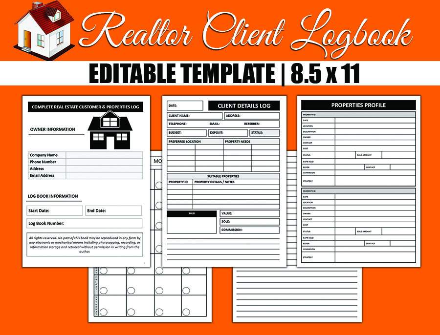 Printable Real Estate Client Information Sheet Template